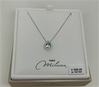 Collana Miluna Donna in Oro Acquamarina 0.58 Ct CLD4723 - CLD4723